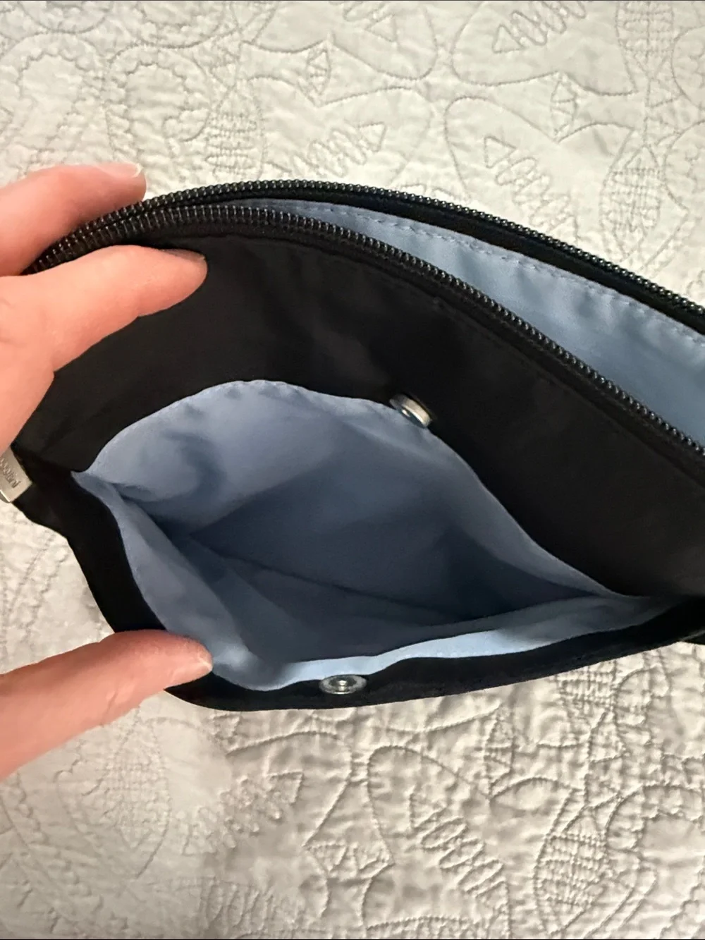 Baggallini Black Crossbody Bag with RFID pouch - Travel-Friendly